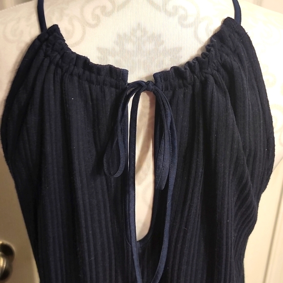 NWOT soho New York & Company Jeans Ruched Neck Halter - Picture 3 of 7